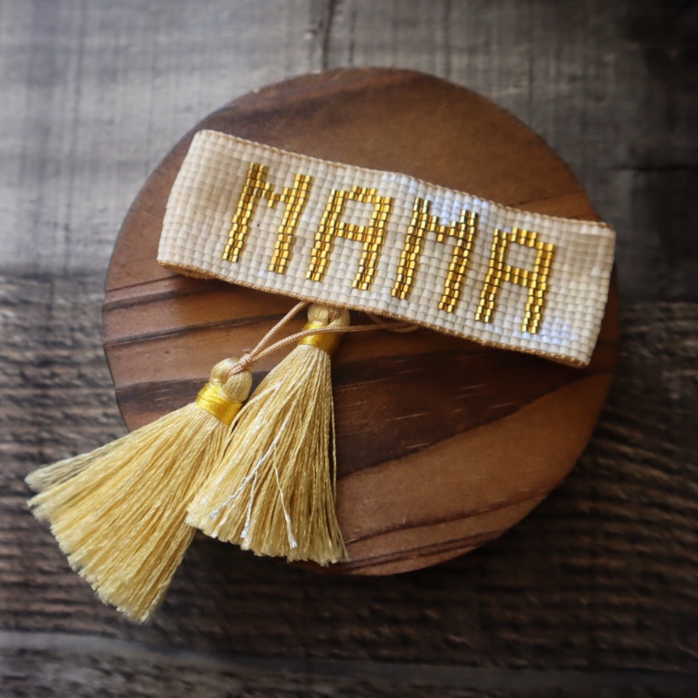 Mama Miyuki Seed Bead Bracelet with Tassels
